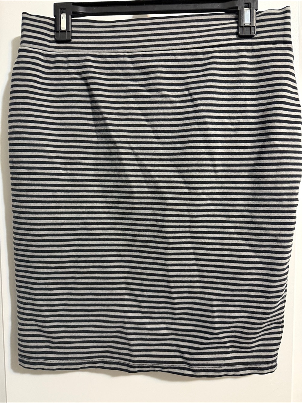 Toad & CO Brand Black and White Striped Pencil Skirt